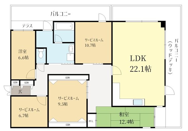 ハートフルマンションの物件間取画像